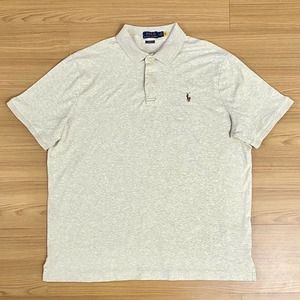 Polo Ralph Lauren Golf Shirt Classic Fit Mens XL Heather Cream